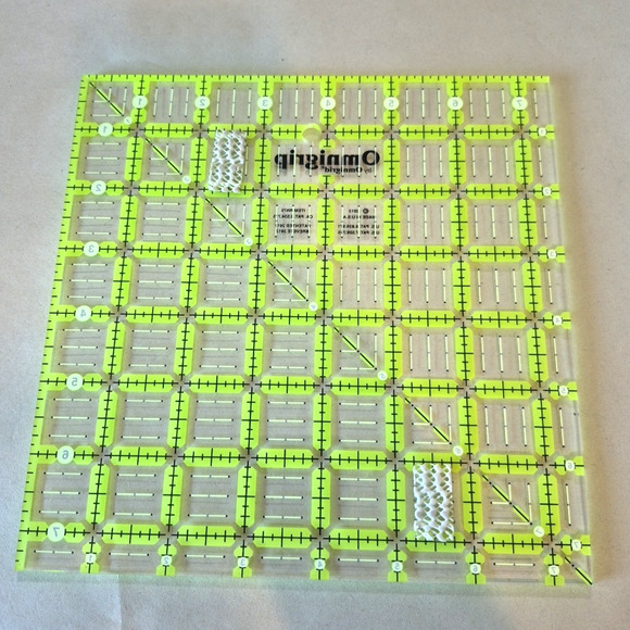 Omnigrip by Omnigrid 7-1/2" Square The Non-Slip Square Ruler Item #RN75 - Picture 3 of 6